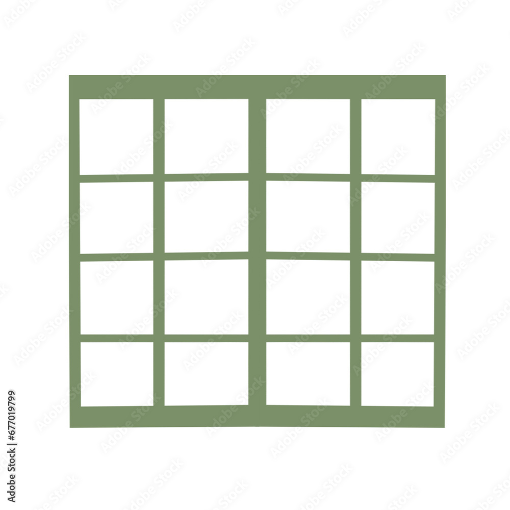 Window image illustration Window image illustration