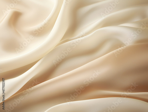 Flowing delicate silk or satin fabric background