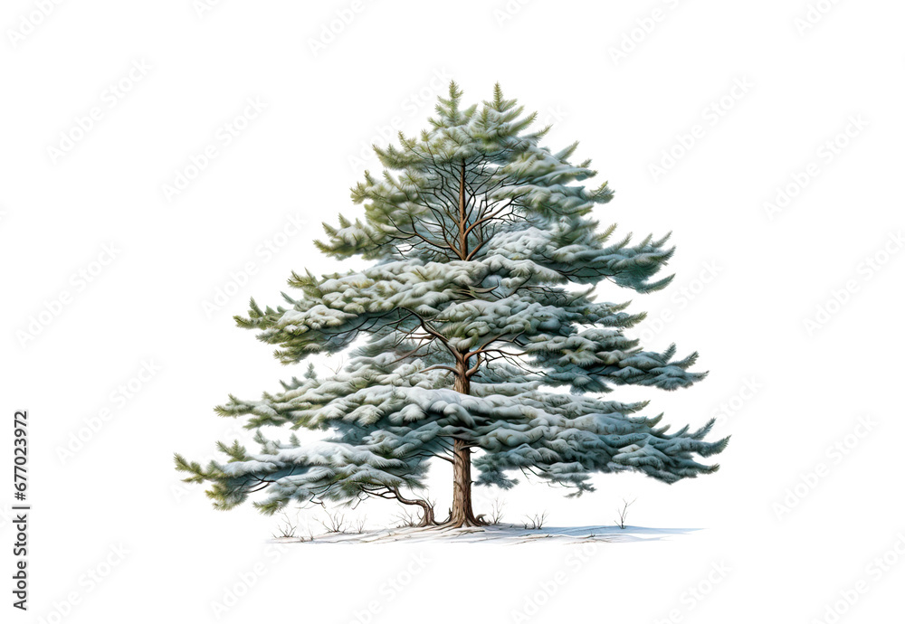 Pine tree, Christmas day, die cut, png file