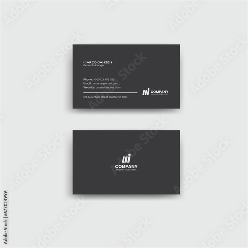 Business Card Design Template