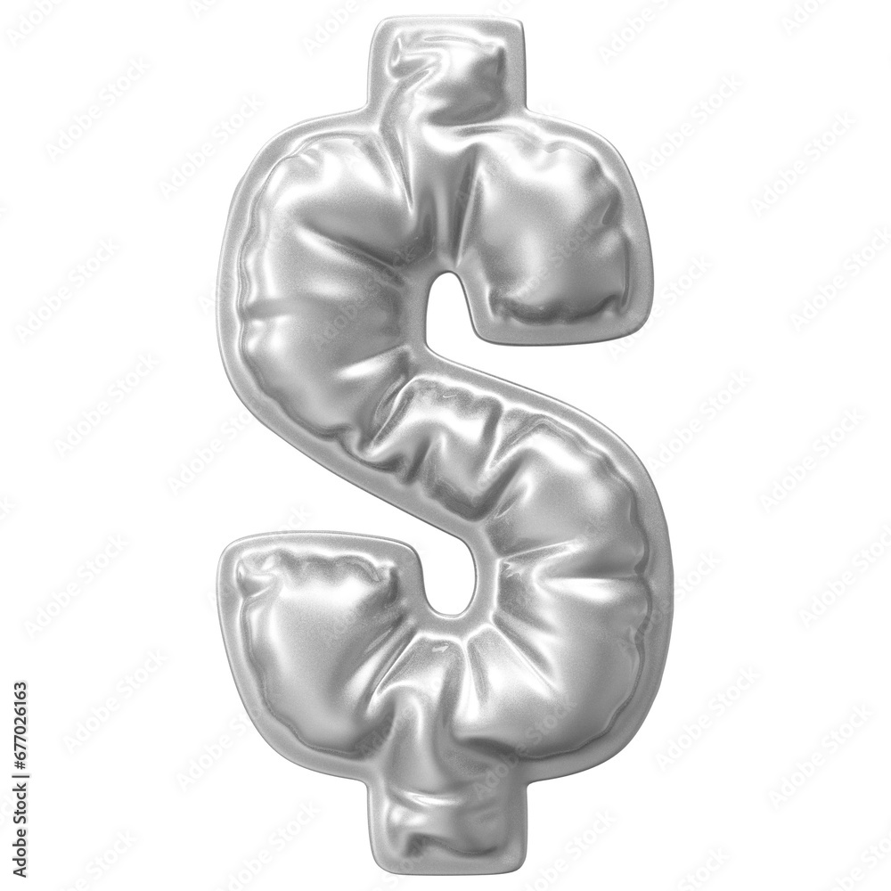Font With Number 3D Rendering Font With Number 3D Rendering