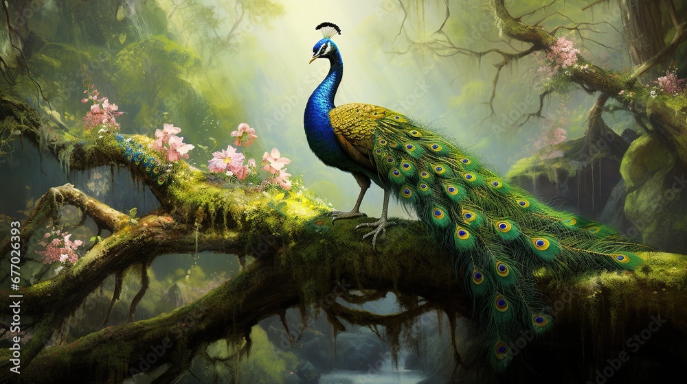 peacock in the zoo peacock in the zoo