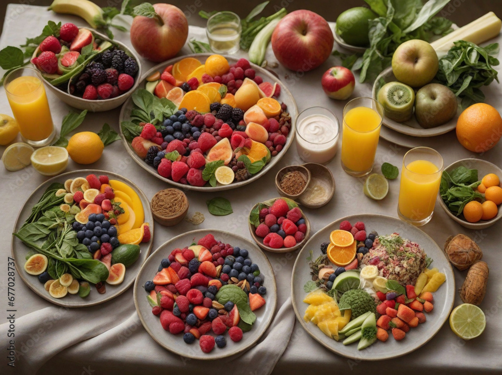 fruit salad on a plate fruit salad on a plate