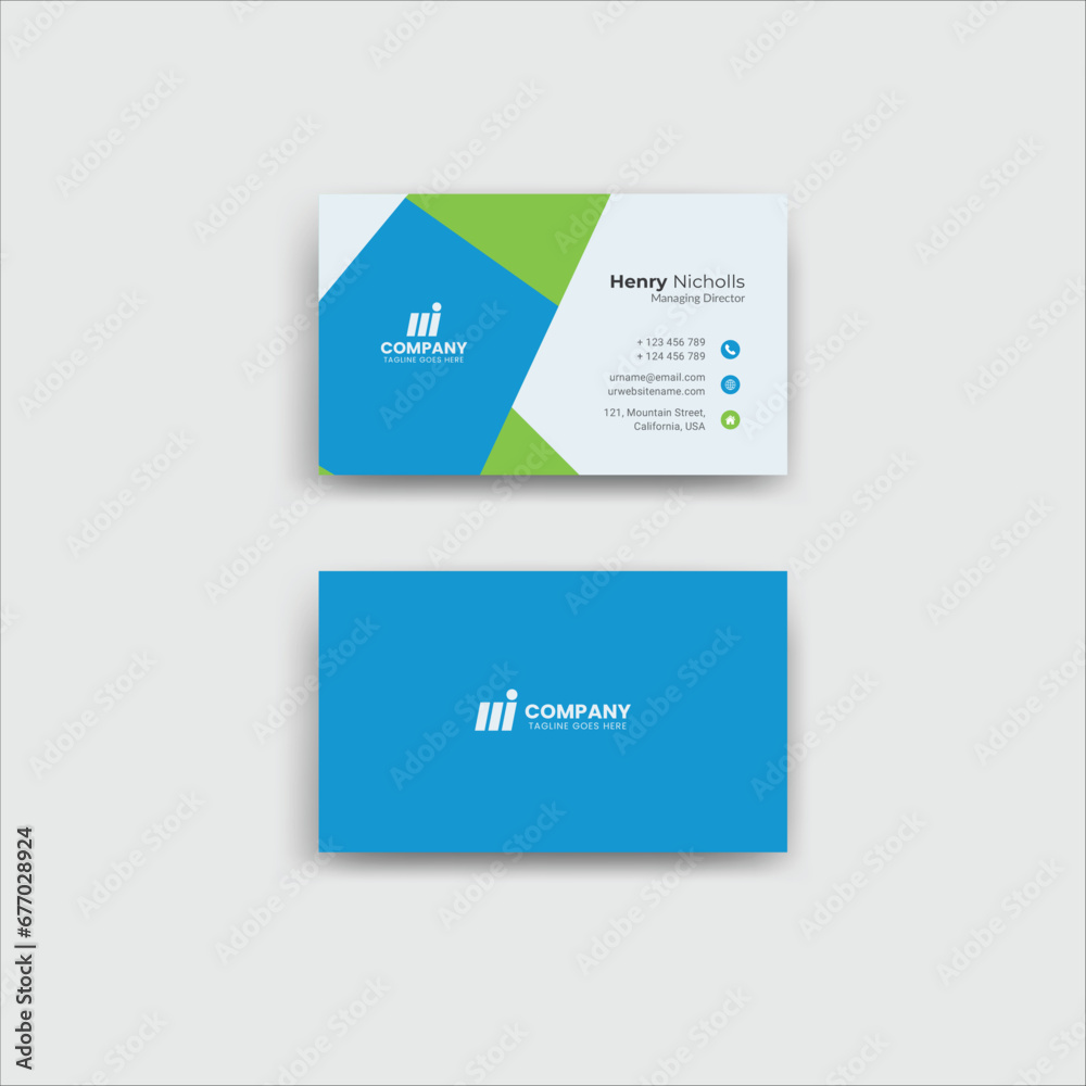 Business Card Design Template