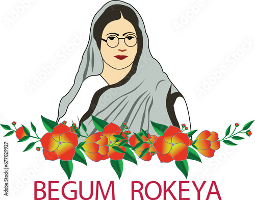 Quadro em tela Begum rokeya digital art vector design