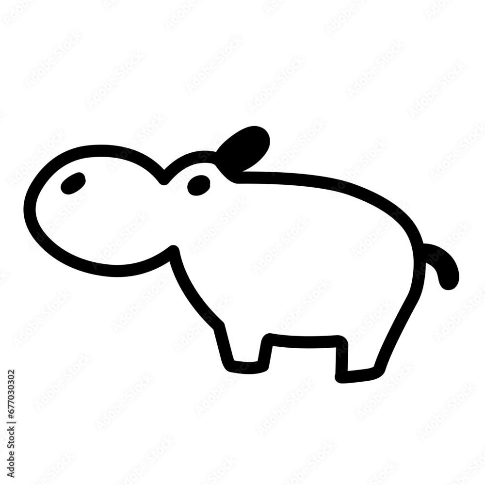Obraz premium Vector Illustration Animals
