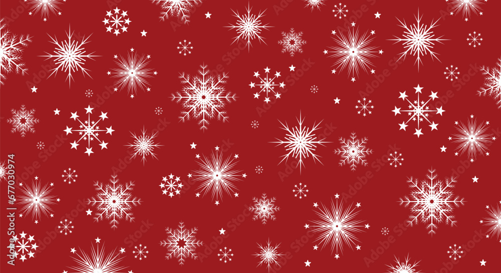 red Christmas background with snowflakes red Christmas background with snowflakes