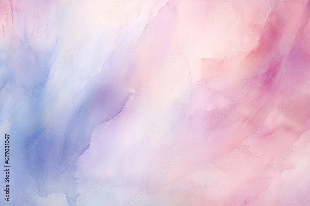 Abstract Pastel Watercolor Textures with Blended Colors for a Dreamy Effect