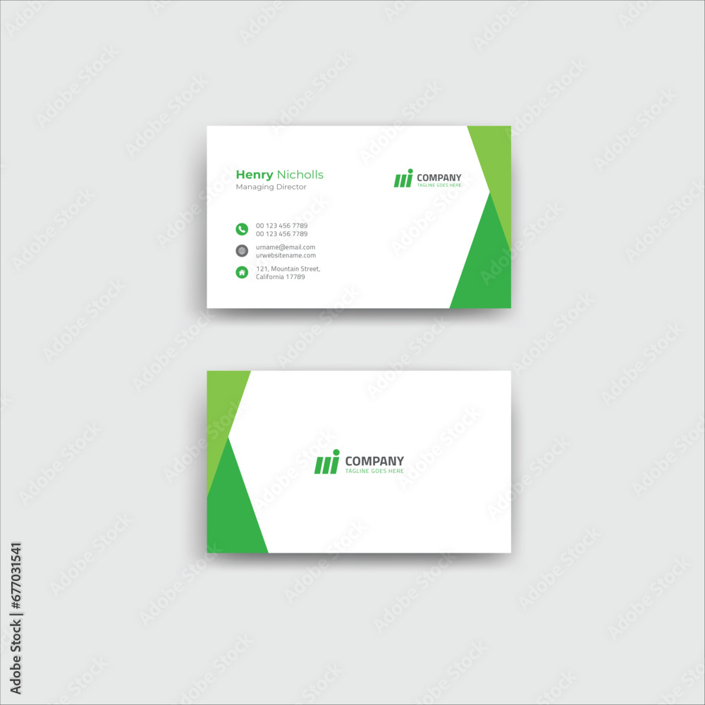 Business Card Design Template