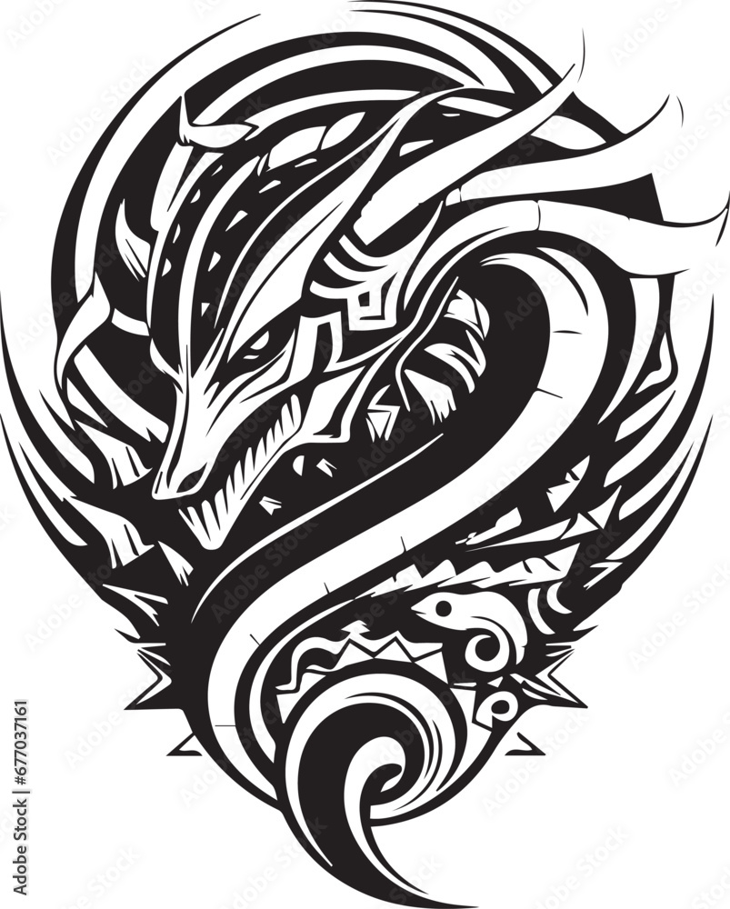 Logo Schlange Tribal Tattoo Logo Schlange Tribal Tattoo