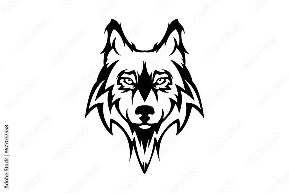 wolf head vector wolf head vector