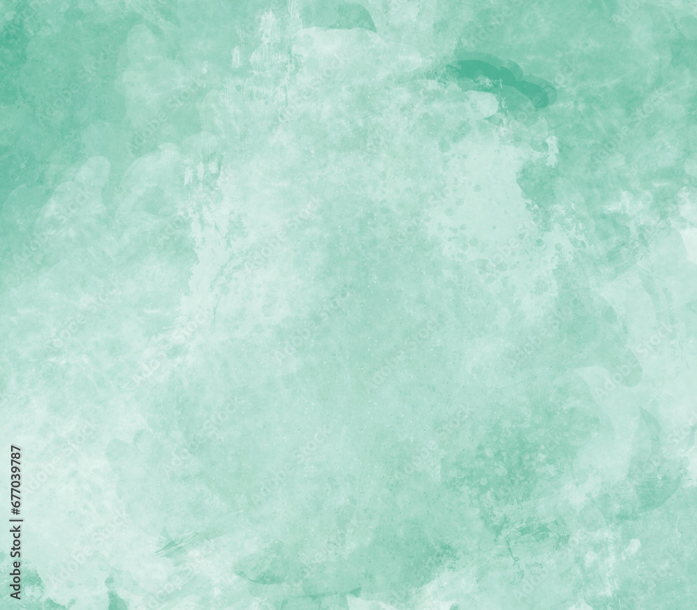 blue Green watercolor background texture