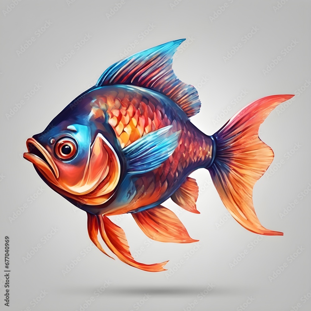 Fish Icon Background Very Cool