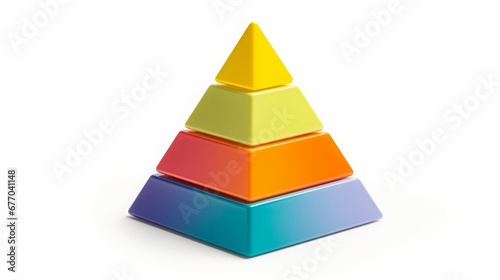 children's toy color pyramid.