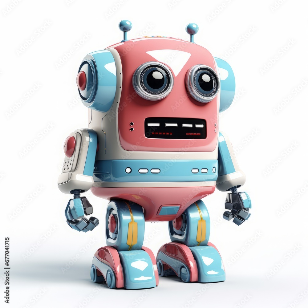 cartoon robot children's toy.