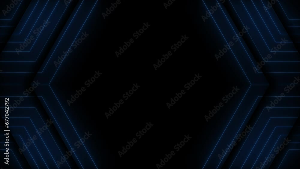 4K neon abstract technology background with glowing blue lines 4K neon abstract technology background with glowing blue lines