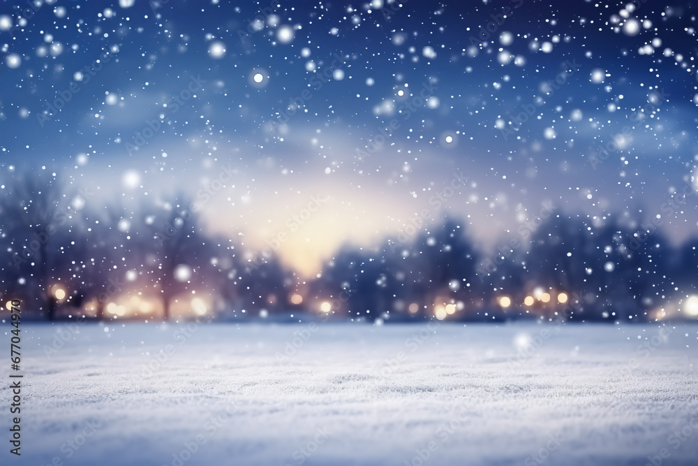 custom made wallpaper toronto digitalWinter landscape, snowy background with copy space