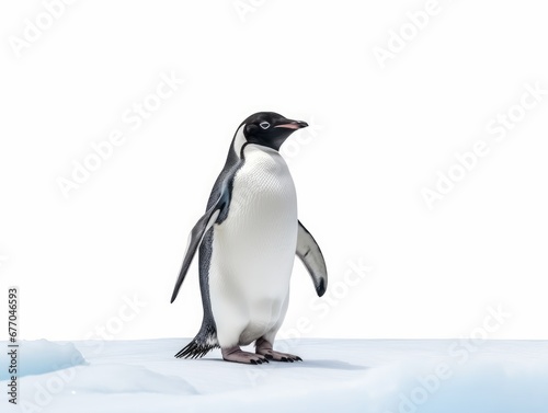 Penguin isolated on white background