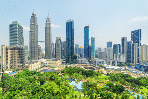 Photography The KLCC Park and the Petronas Twin Towers, Kuala Lumpur