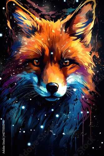 A Majestic Fox in Winter Wonderland © pham