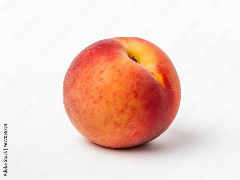 peaches on a white background peaches on a white background
