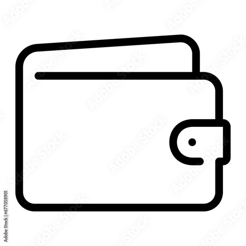 wallet line icon