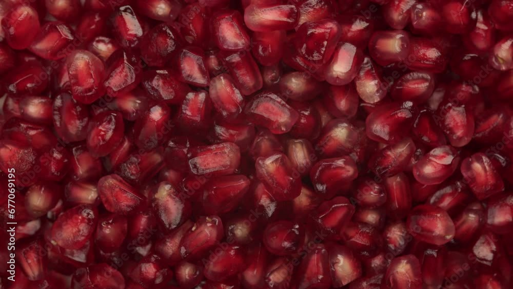 Fresh pomegranate Seeds Healthy Food Close-up Macro Fresh pomegranate Seeds Healthy Food Close-up Macro