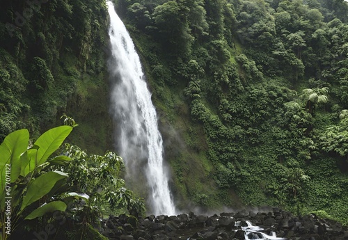 Chasing Waterfalls: Costa Rica's La Fortuna Cascade. photo