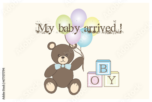 My baby arrived !