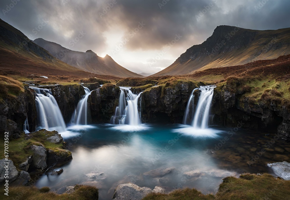 Ethereal Enclave: Isle of Skye's Fairy Pools Whispers.