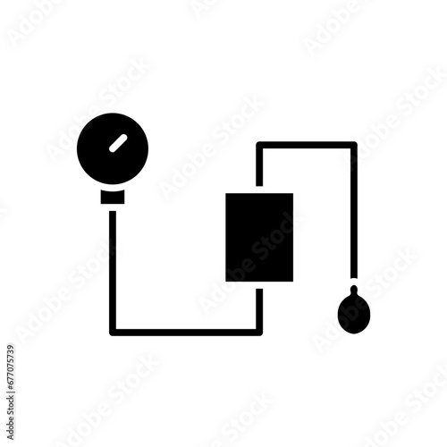 blood pressure glyph icon