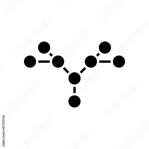 glucose glyph icon
