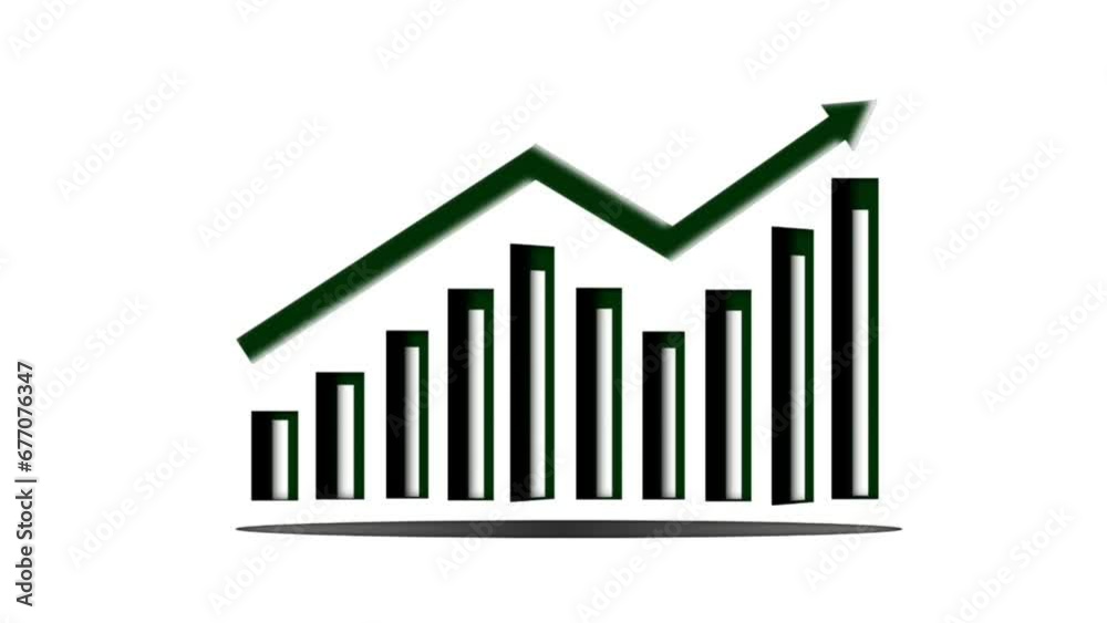 The graphic animation progresses with increasing movement, the tip of the arrow in the direction of strengthening. Business lustration animation The graphic animation progresses with increasing movement, the tip of the arrow in the direction of strengthening. Business lustration animation