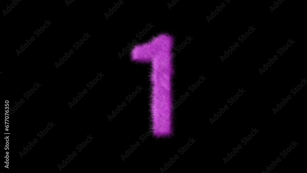 Pink furry number 1 with alpha channel, furry number, barbie Pink furry number 1 with alpha channel, furry number, barbie