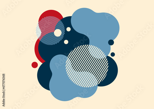 Wallpaper Mural Creative abstract bright background. Smooth liquid, stripes and dots on a white background. Template for prints, posters, flyers. Vector illustration. Torontodigital.ca