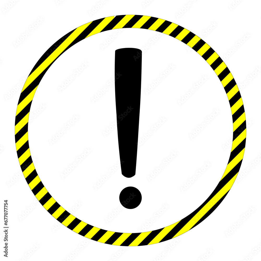 Caution icons with black and yellow line border. Caution sign. Vector illustration EPS 10 File. Caution icons with black and yellow line border. Caution sign. Vector illustration EPS 10 File.