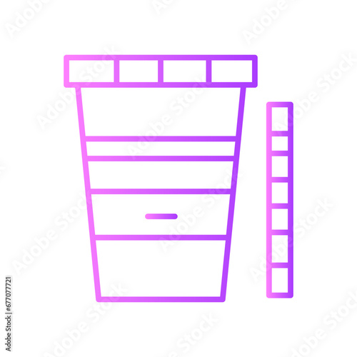 urine test gradient icon