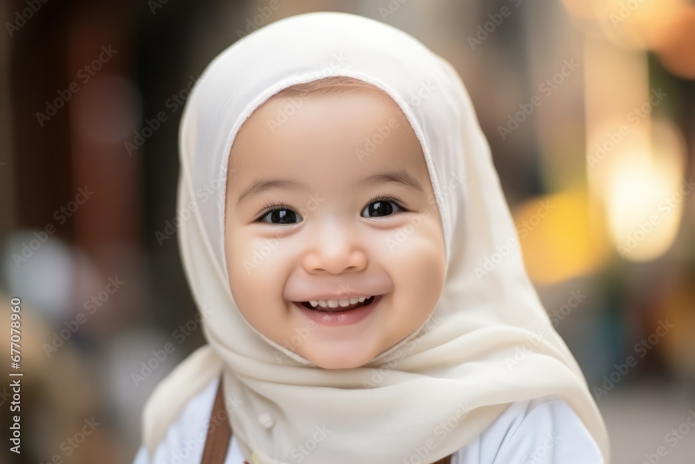 close up of a indonesia baby smile at camera close up of a indonesia baby smile at camera