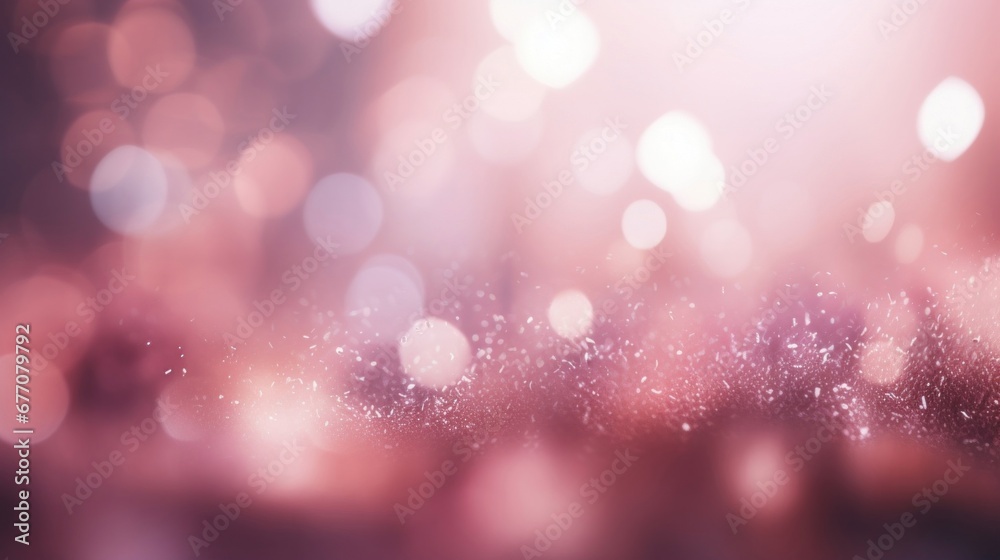 Glittery background with pink glitter and blurred abstract lights Glittery background with pink glitter and blurred abstract lights