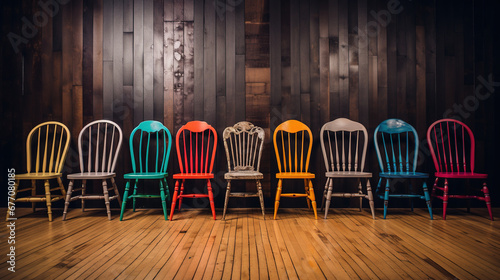 Diversity Chairs lined up