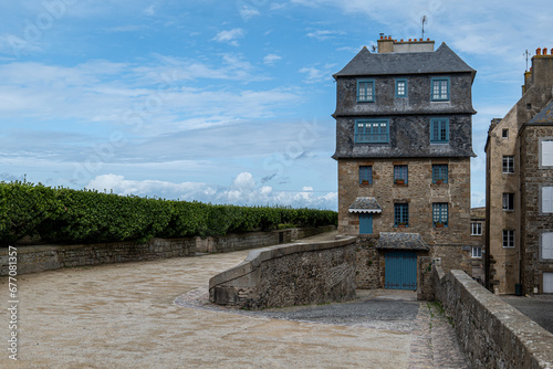Stadtmauer und Wehrgang von Saint-Malo, Bretagne