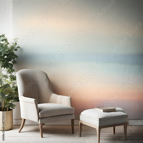 A softly glowing canvas adorned with a spectrum of peaceful and muted shades. © Nadia