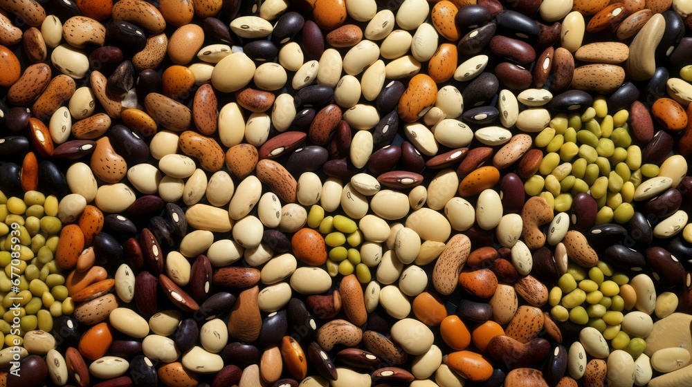 Kidney Beans in Close-Up. The Key to Culinary Brilliance Kidney Beans in Close-Up. The Key to Culinary Brilliance