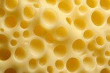 Cheese's Intriguing Texture. A Pattern of Big Holes