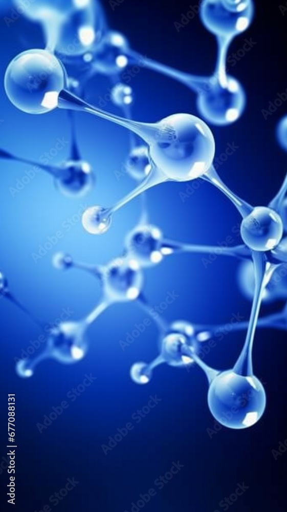 Science Molecule DNA Model Structure, business concept Science Molecule DNA Model Structure, business concept