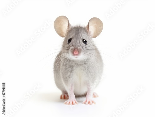 Rat isolated on white background