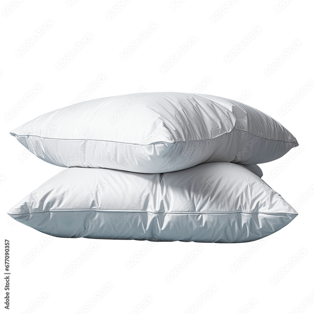 Two pillow isolate on transparent background Two pillow isolate on transparent background