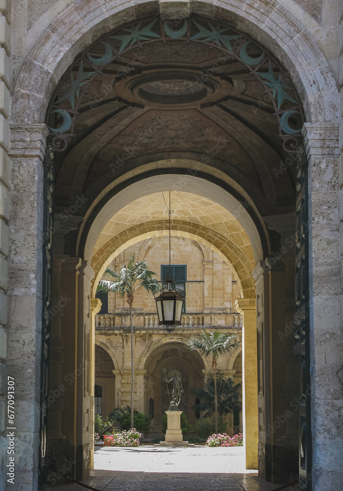 Obraz premium In the old town of Valletta