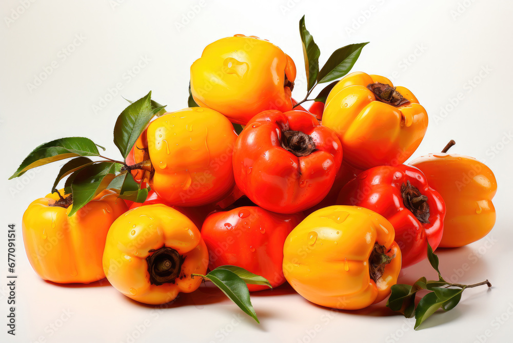 Fresh organic fruit ackee on a light background Fresh organic fruit ackee on a light background