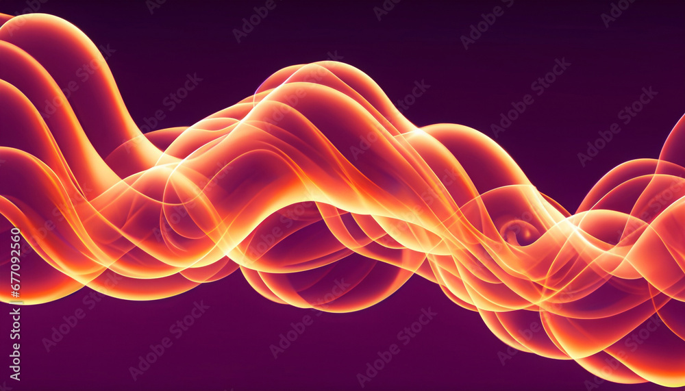 Fototapeta premium Wave smoke